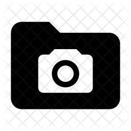256x256 Pictures Folder Icon Of Glyph Style