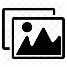 256x256 Image Gallery Icon Of Glyph Style