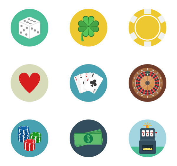 Gambling Icon Packs 600x564 Gambling Icon Packs