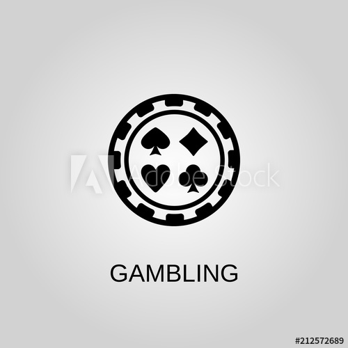 Gambling Icon Gambling Symbol Flat Design Stock 500x500 Gambling Icon Gambling Symbol Flat Design Stock