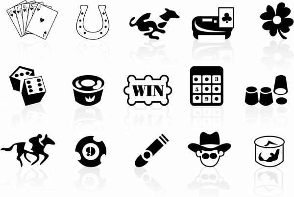 Gambling Icons Free Vector In Adobe Illustrator 600x401 Gambling Icons Free Vector In Adobe Illustrator