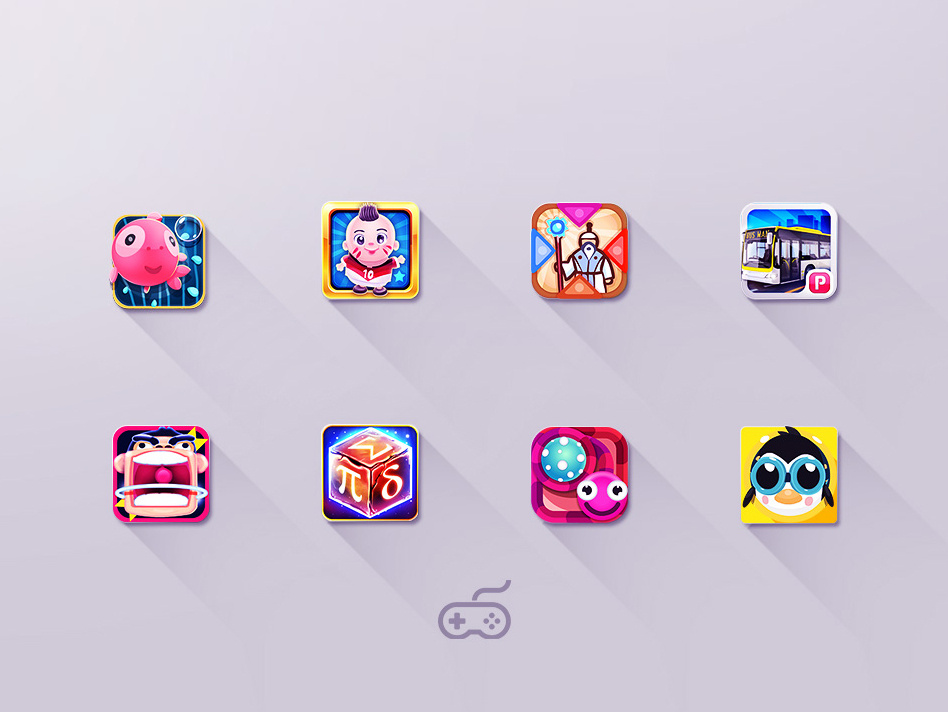 948x712 Game App Icon Design