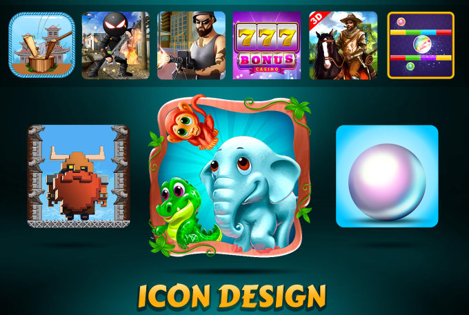 680x457 Make Creative Icon Design For Game, App