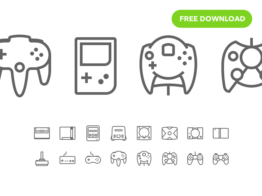 840x630 Game Consoles Icon Pack