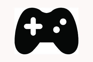 300x200 Video Game Controller Sticker Icon Car Window Vinyl Decal Joystick