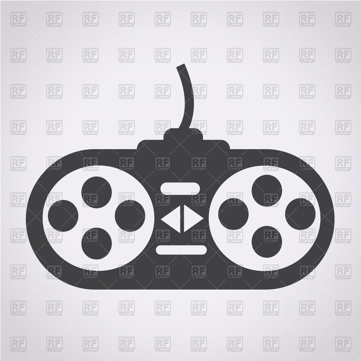 1200x1200 Game Controller Icon Vector Image Of Signs, Symbols, Maps Tumdee