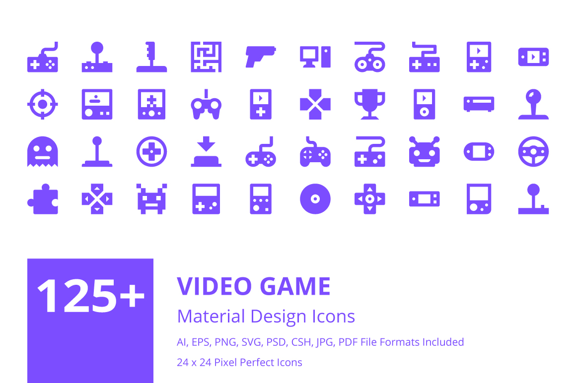 1160x772 Video Game Material Design Icon