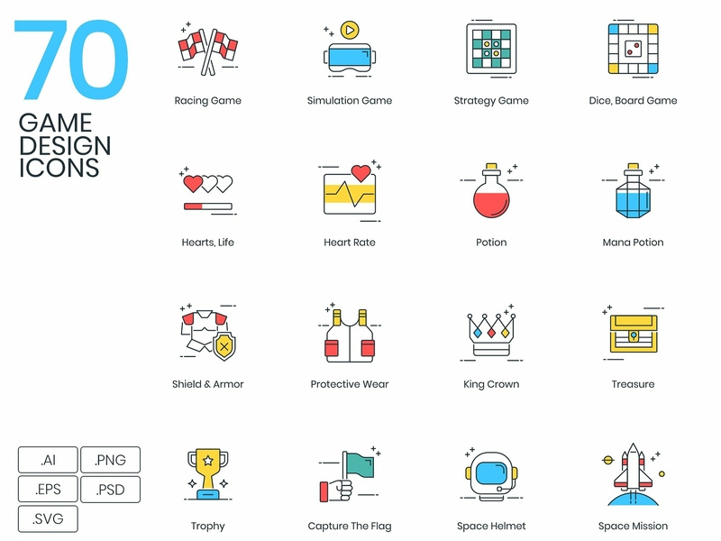 800x600 Game Design Modern Icons