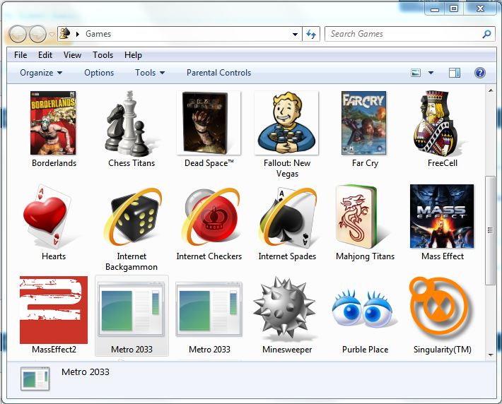 710x572 Games Explorer Folder