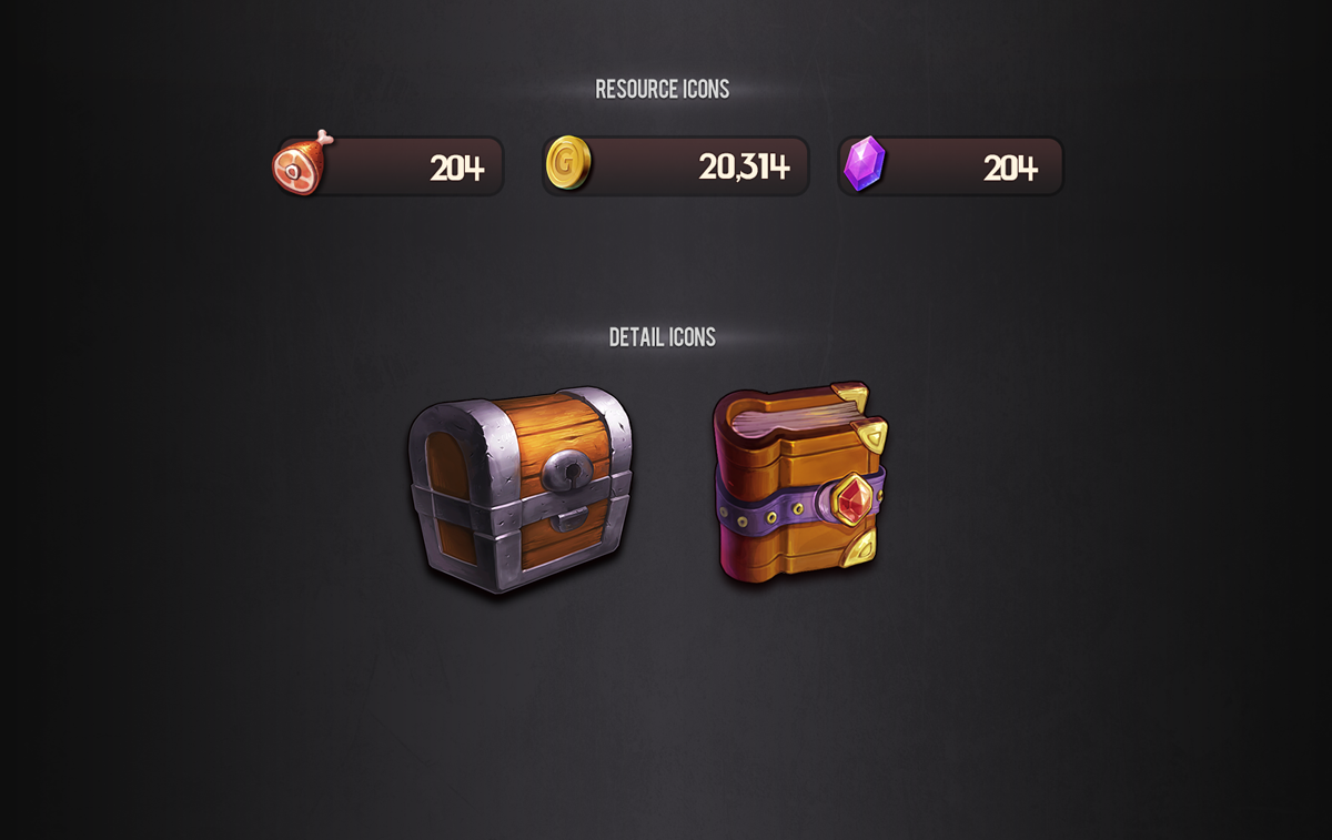 1200x757 Game Icon Design Casual Rpg On Behance