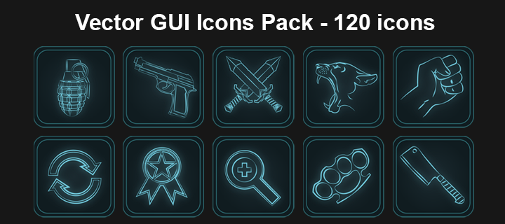 Gui Icons Pack 720x320 Gui Icons Pack