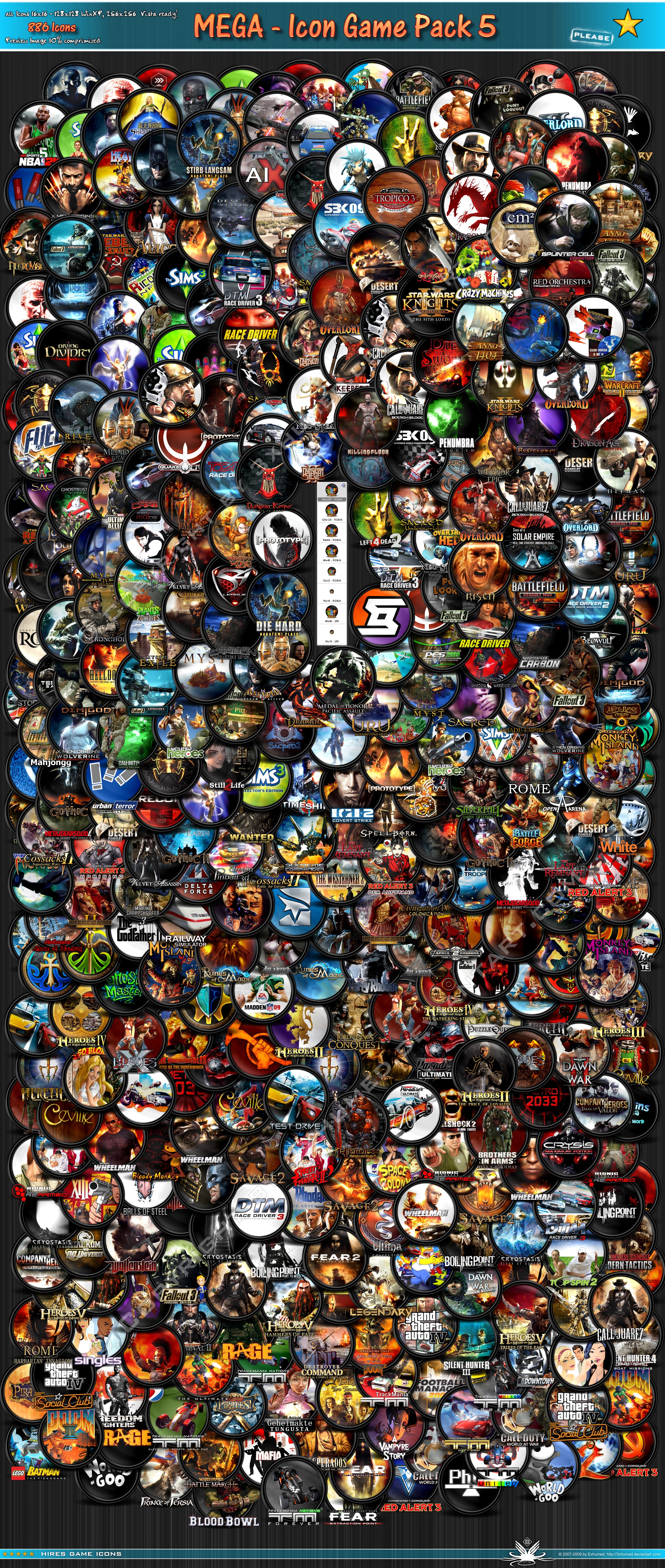 Mega Games Icon Pack 2361x5565 Mega Games Icon Pack