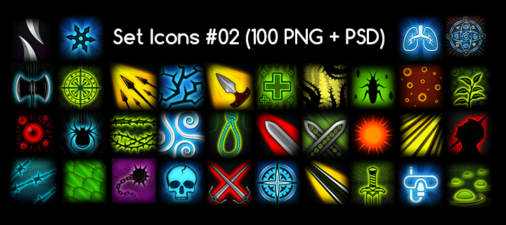 Skill Icons Pack 720x320 Skill Icons Pack