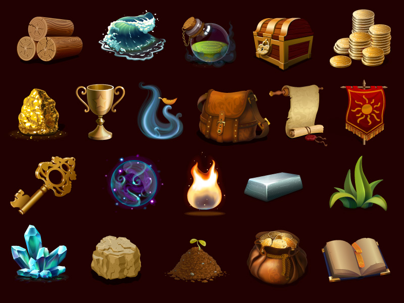 Common Game Icon Pack 800x600 Common Game Icon Pack