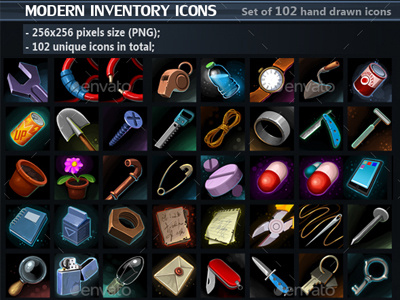 400x300 Modern Tools Icons