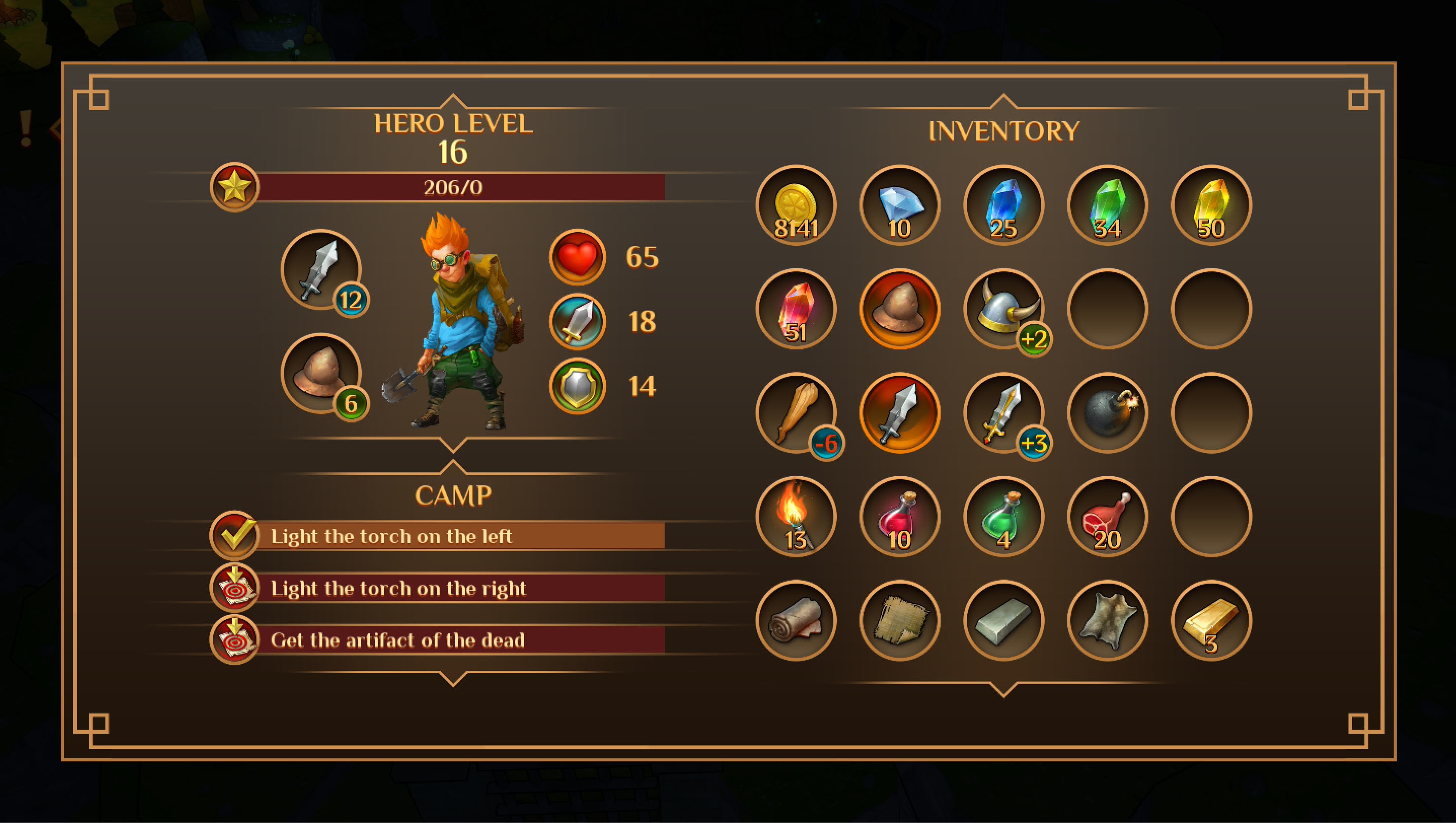 2873x1623 Quest Hunter Skill Tree And New Inventory