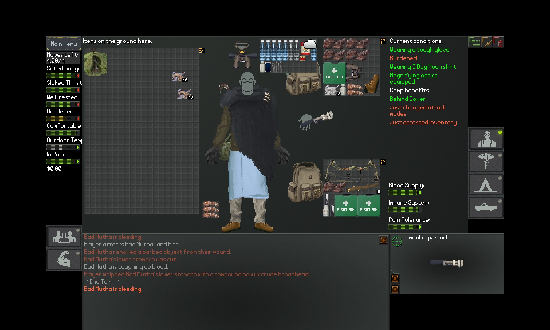 1920x1152 Weather Icon In Combat And Inventory Screens Blue Bottle Games