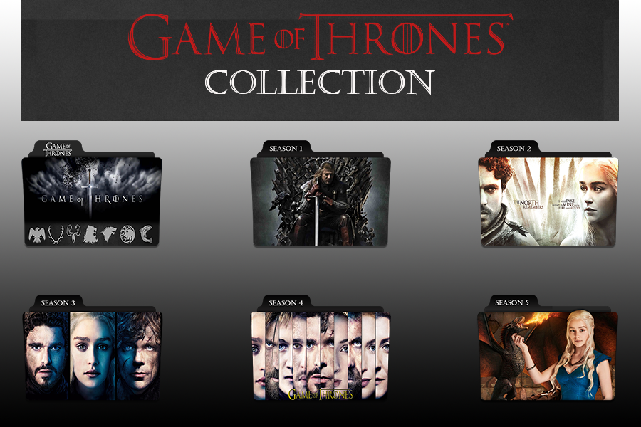 900x600 Game Of Thrones Season Collection Folder Icon