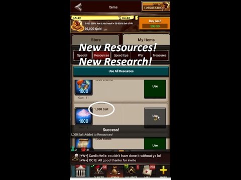 480x360 Daily Milestone Research Tree In Game Of War Explained! Events