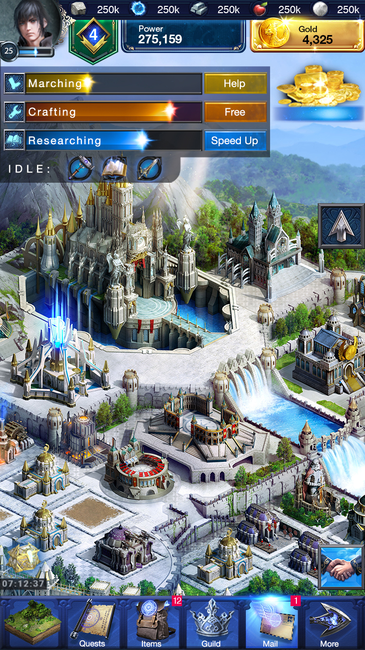 750x1334 Final Fantasy A New Empire' Square Enix Partners With 'game