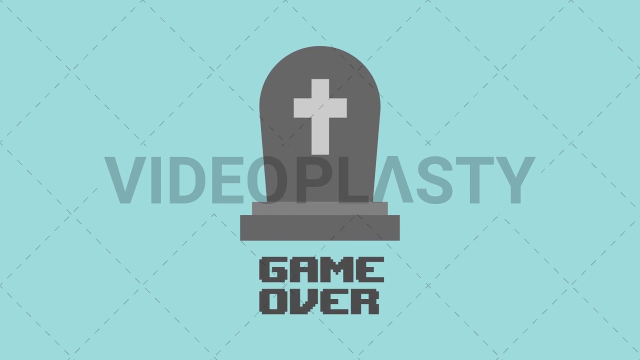 1280x720 Rip Game Over Icon