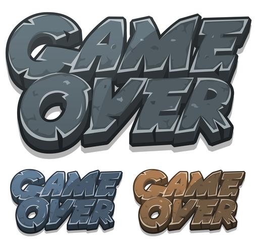 507x490 Cartoon Game Over Icon For Ui Game