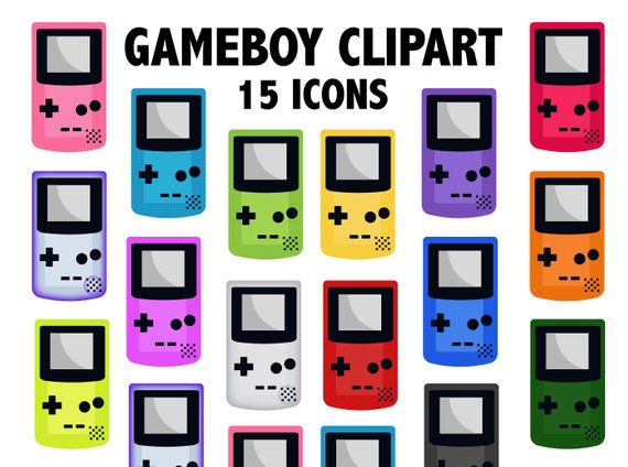 570x424 Gameboy Clipart