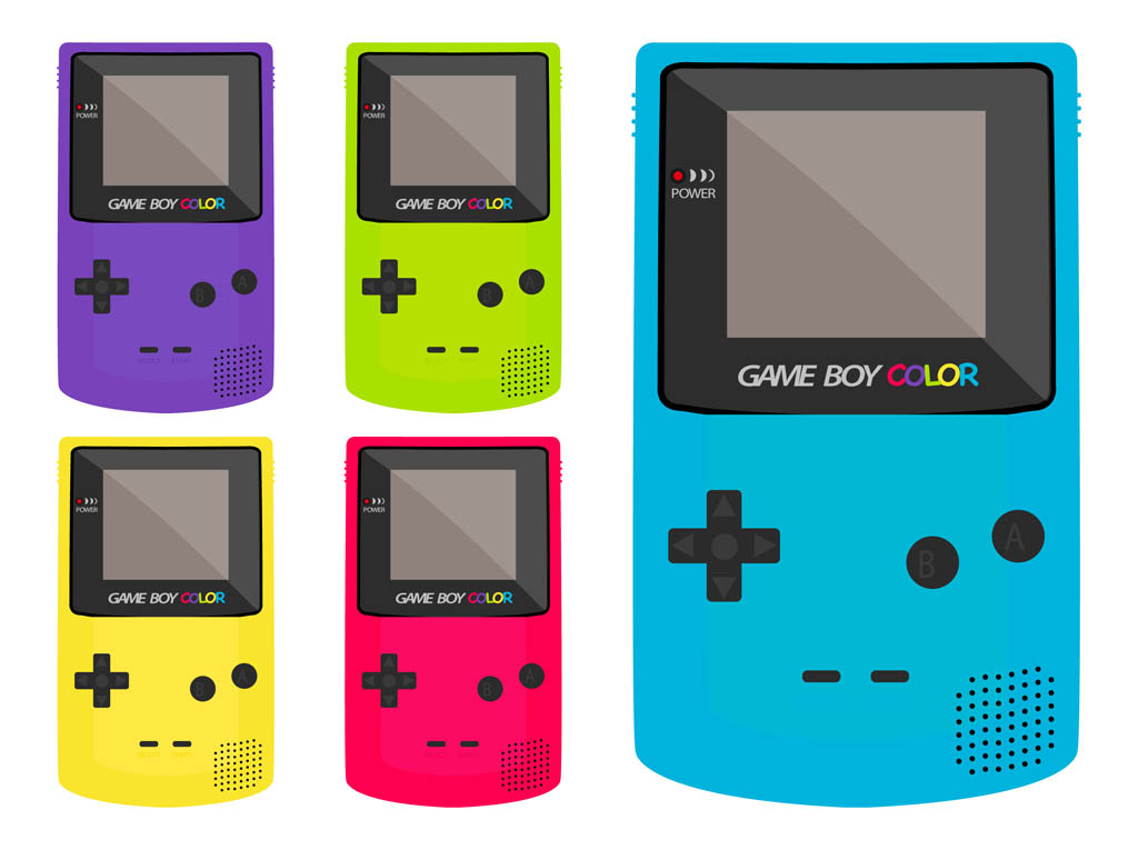 1024x765 Game Boy Color Free Vectors Ui Download