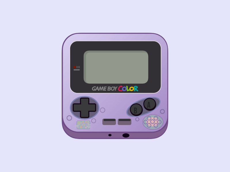 800x600 I Made This Atomic Purple Game Boy Color Icon For My Phone Design