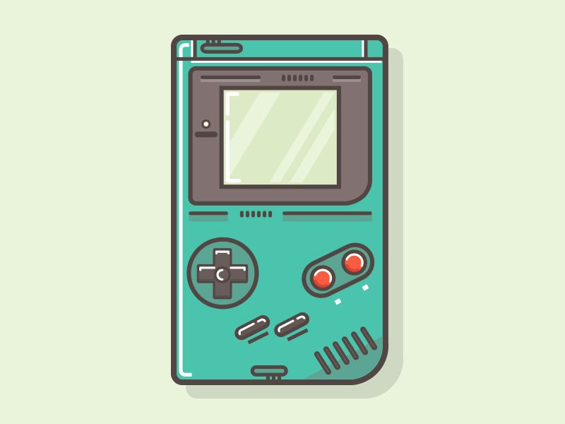 800x600 Gameboy Icon Digital Artillustrations In Retro Video