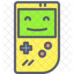 256x256 Gameboy Icon Of Colored Outline Style