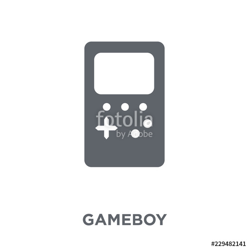 500x500 Gameboy Icon From Arcade Collection Stock Image And Royalty Free