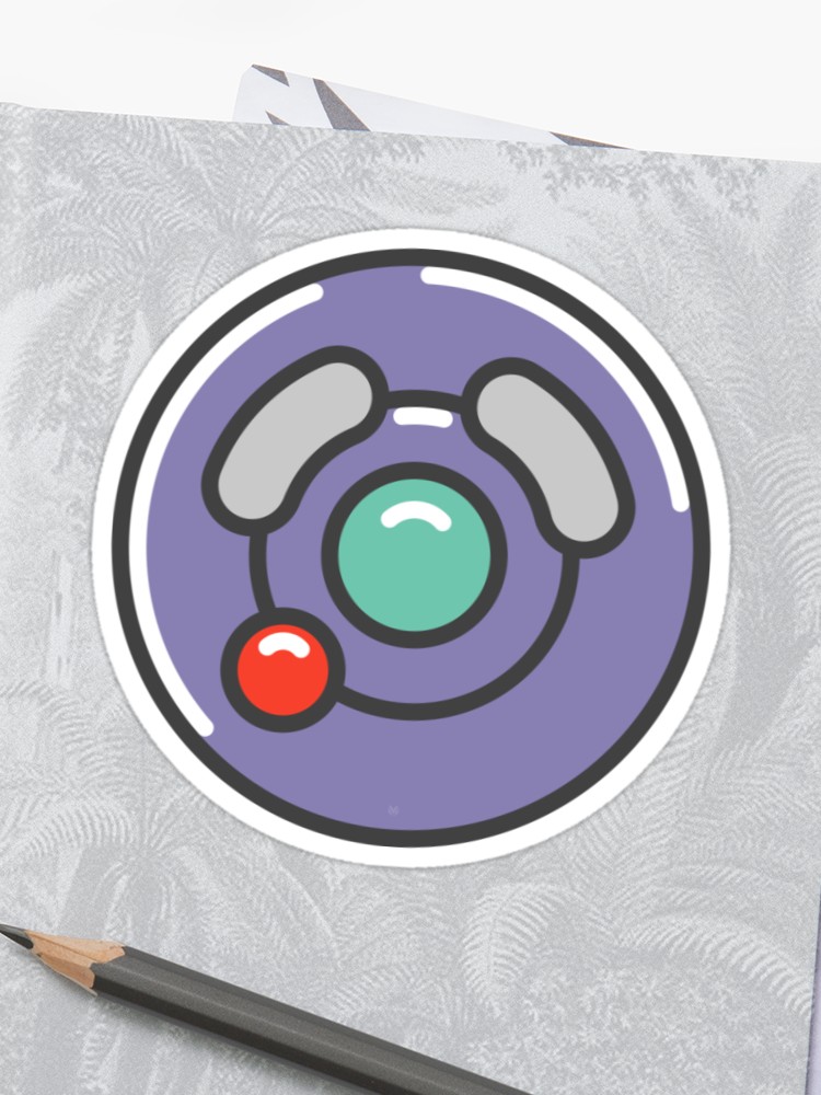 750x1000 Gamecube Controller Icon Sticker
