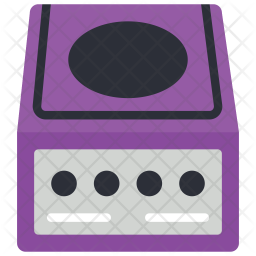 256x256 Gamecube Icon Of Flat Style