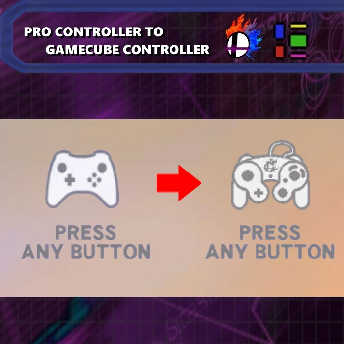 700x700 Pro Controller Icon To Gamecube Controller Icon