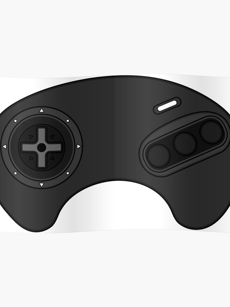 750x1000 Gamepad Icon Videogame Controller Illustration Sega Genesis Mega