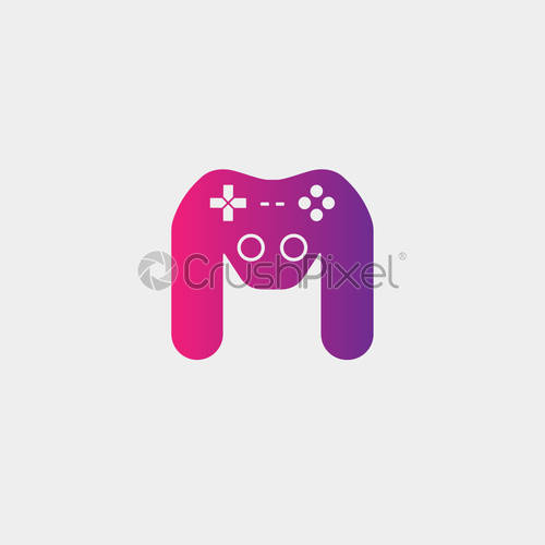 500x500 Letter M Ame Logo Design Template Vector Illustration,gamepad Icon
