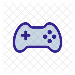 256x256 Gamepad Icon Of Colored Outline Style