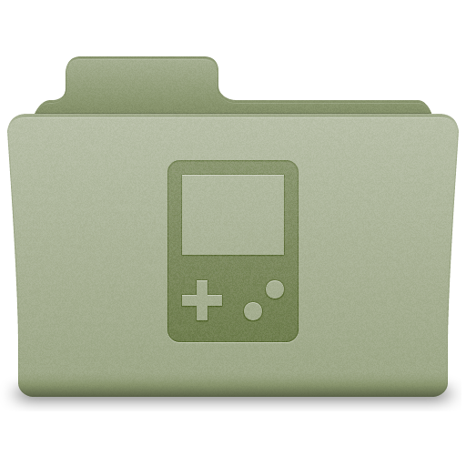 512x512 Green Games Folder Icon