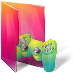 256x256 Controller, Folder, Games Icon