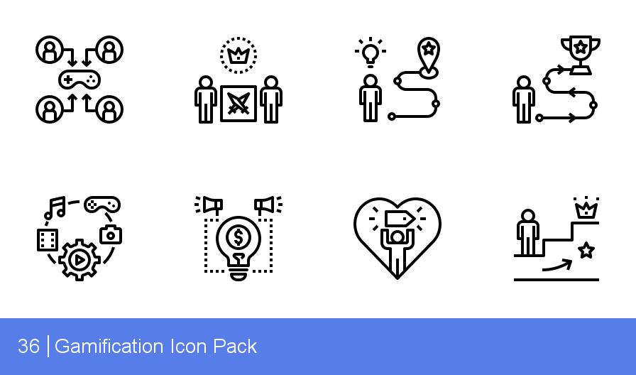896x528 Download Gamification Icon Pack