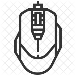 256x256 Mouse Icon Of Line Style