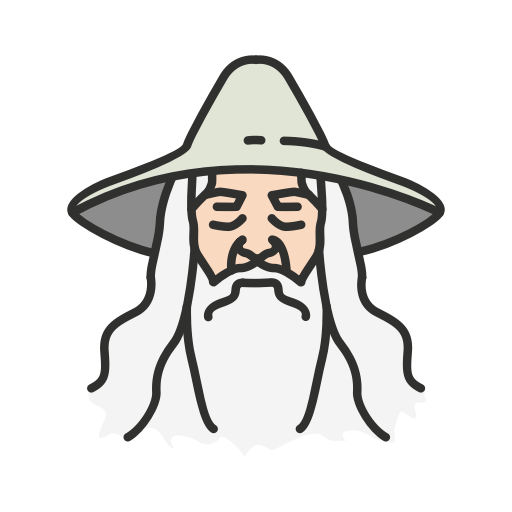 512x512 Gandalf, Lord Of The Rings, Old Man, Wizard Icon