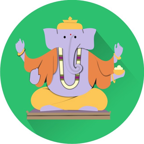 600x600 Lord Ganesh Icon On Student Show