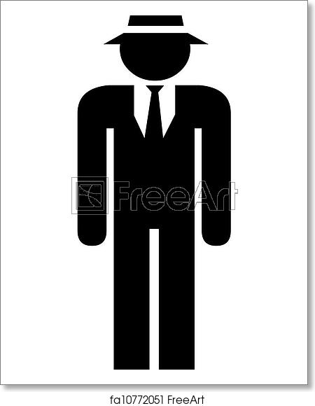 450x580 Free Art Print Of Human Icon, Mafia Human Icon, Mafia Gangsta