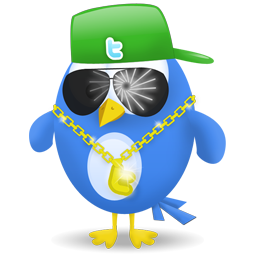 256x256 Twitter Gangsta Icon Download Twitter Characters Icons Iconspedia