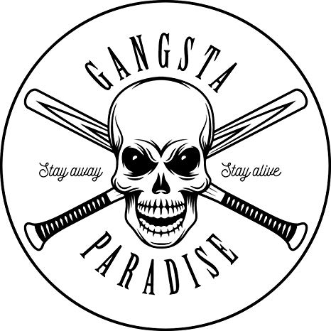 466x466 Simple Black White Fight Club Cartoon Icon Vinyl