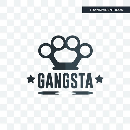 450x450 Gangsta Vector Icon Isolated On Transparent Background, Gangsta