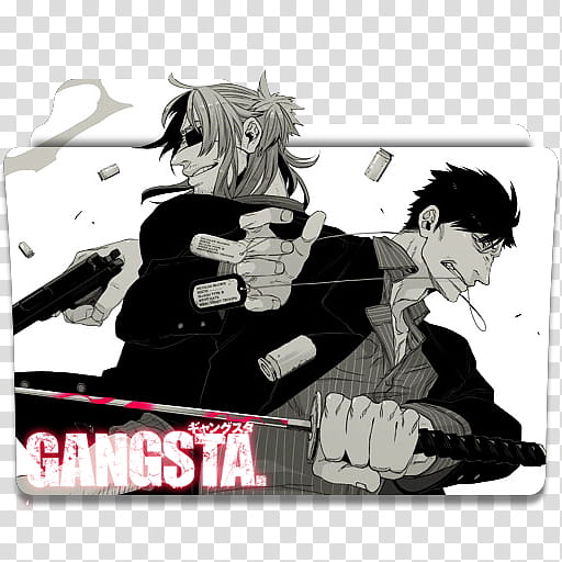 512x512 Anime Icon Gangsta V, Gansta Illustration Transparent Background