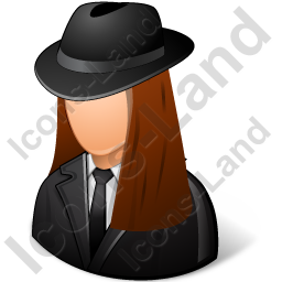 256x256 Gangster Female Icon, Pngico Icons